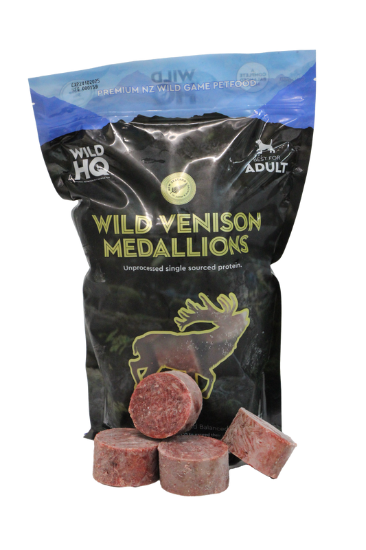 Dogfood - Wild Venison Medallions - 1.36Kg