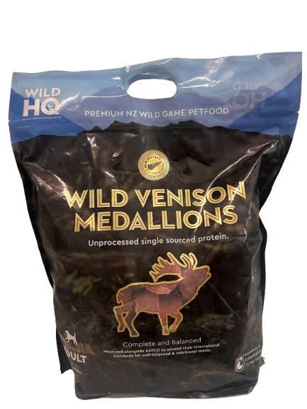 Dogfood - 5Kg Venison Medallions Bundle. Shipping included.