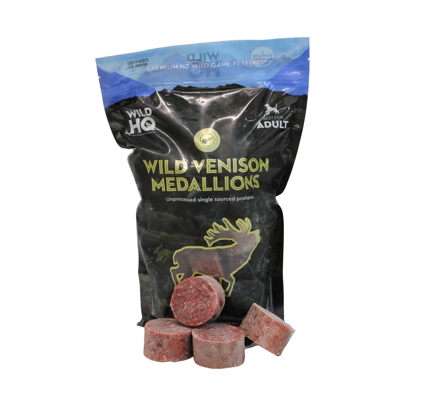 Dogfood - Wild Venison Medallions - 1.36Kg