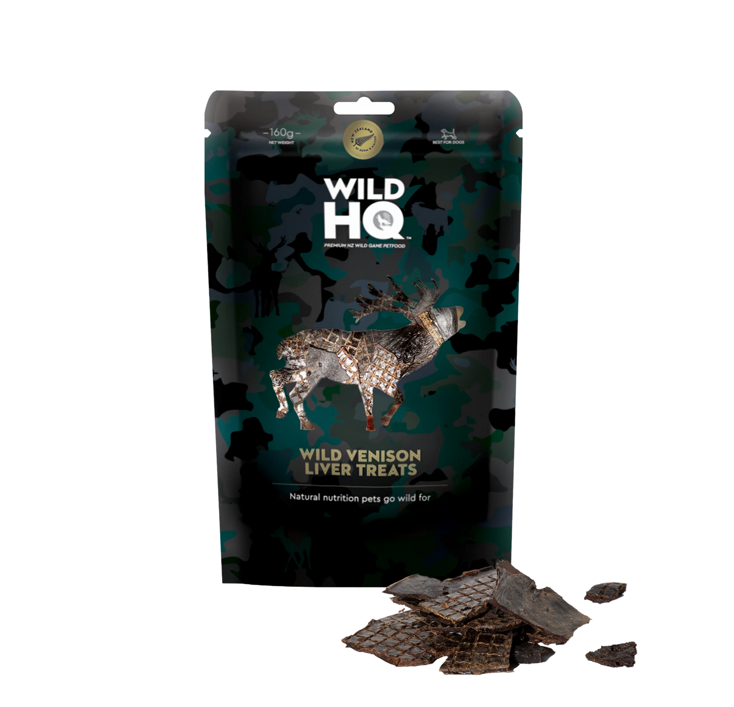 Air Dried Wild Venison Liver - Dog Treat