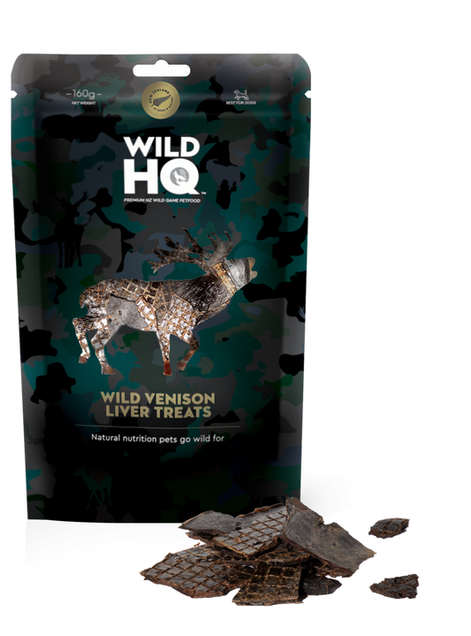 Dog Treat - Air-Dried Wild Venison Liver - 160g